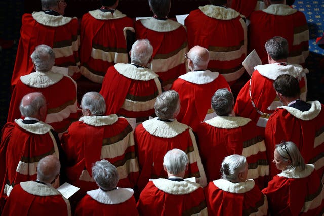 The ousting of hereditary peers has been promoted as the first step in a process of reform (PA/Henry Nicholls)