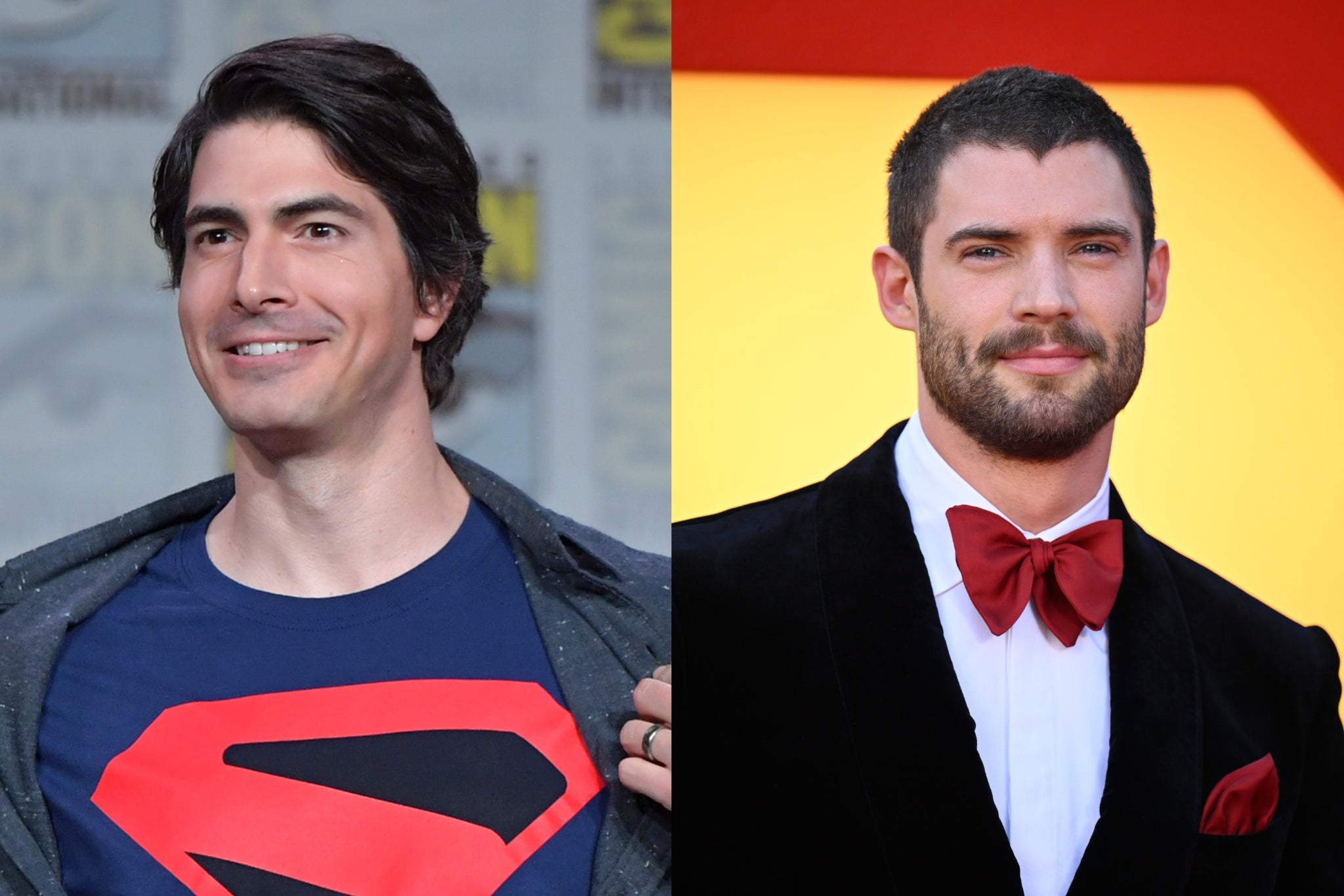Supermen: Brandon Routh and David Corenswet