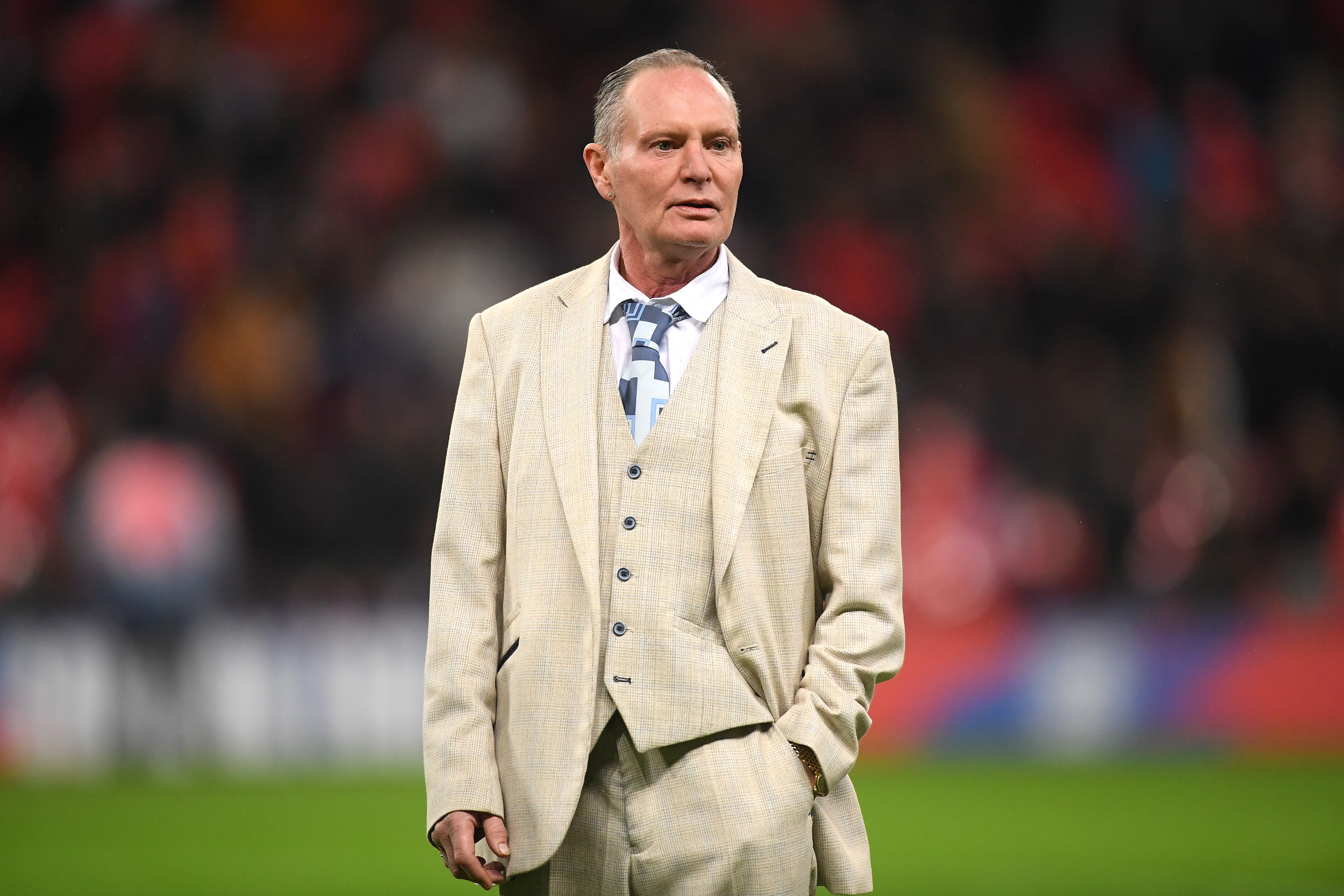 Gascoigne has had problems with alcohol and mental health but claimed he was 'feeling better than ever' earlier this year