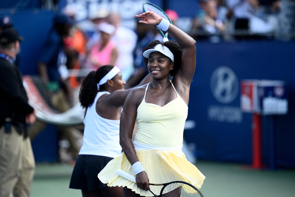 Venus Williams makes winning return to action at age of 45