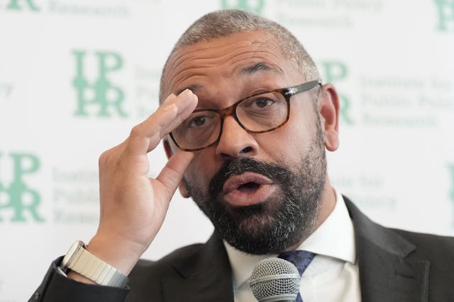 Former home secretary James Cleverly is expected to return to the Tory front benches (Stefan Rousseau/PA)