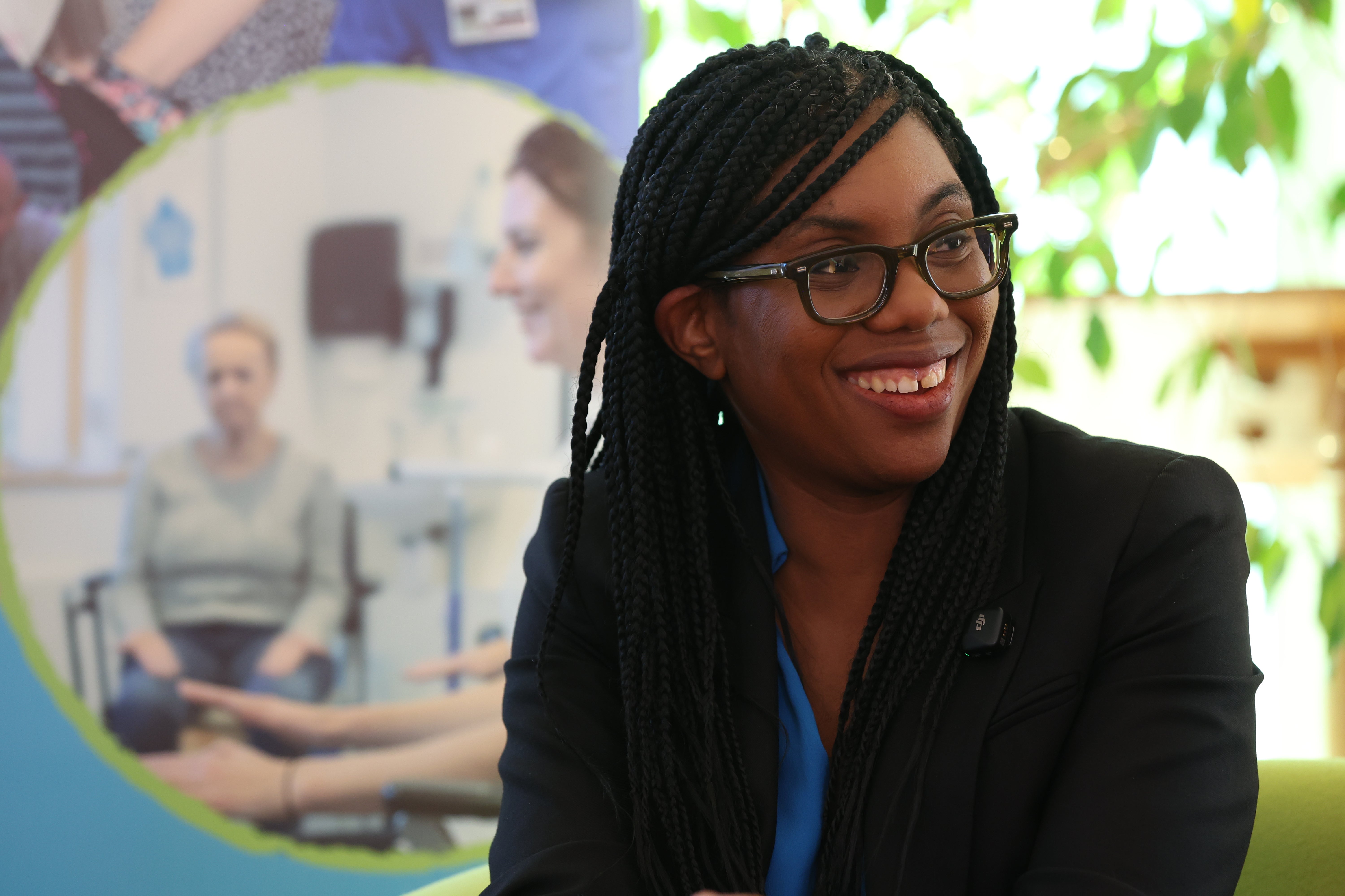 Kemi Badenoch launching a shadow Cabinet reshuffle (Chris Radburn/PA)