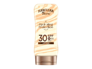 Best body sunscreen IndyBest review Hawaiian Tropic hydrating protection sunscreen lotion SPF30