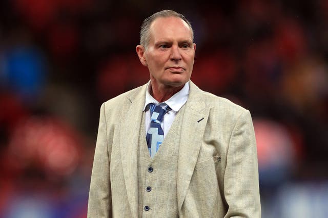 <p>Former England midfielder Paul Gascoigne is recovering at home after a spell in hospital (Mike Egerton/PA)</p>