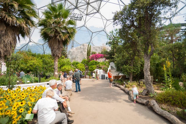 <p>The Eden Project in Bodelva, Cornwall</p>