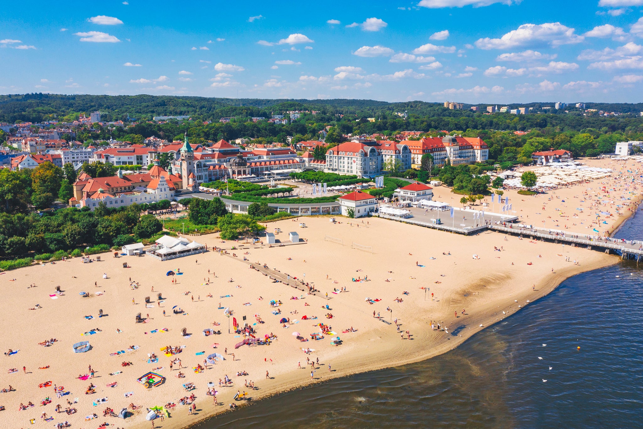 Just 20 minutes from Gdansk is a vast swathe of white sand