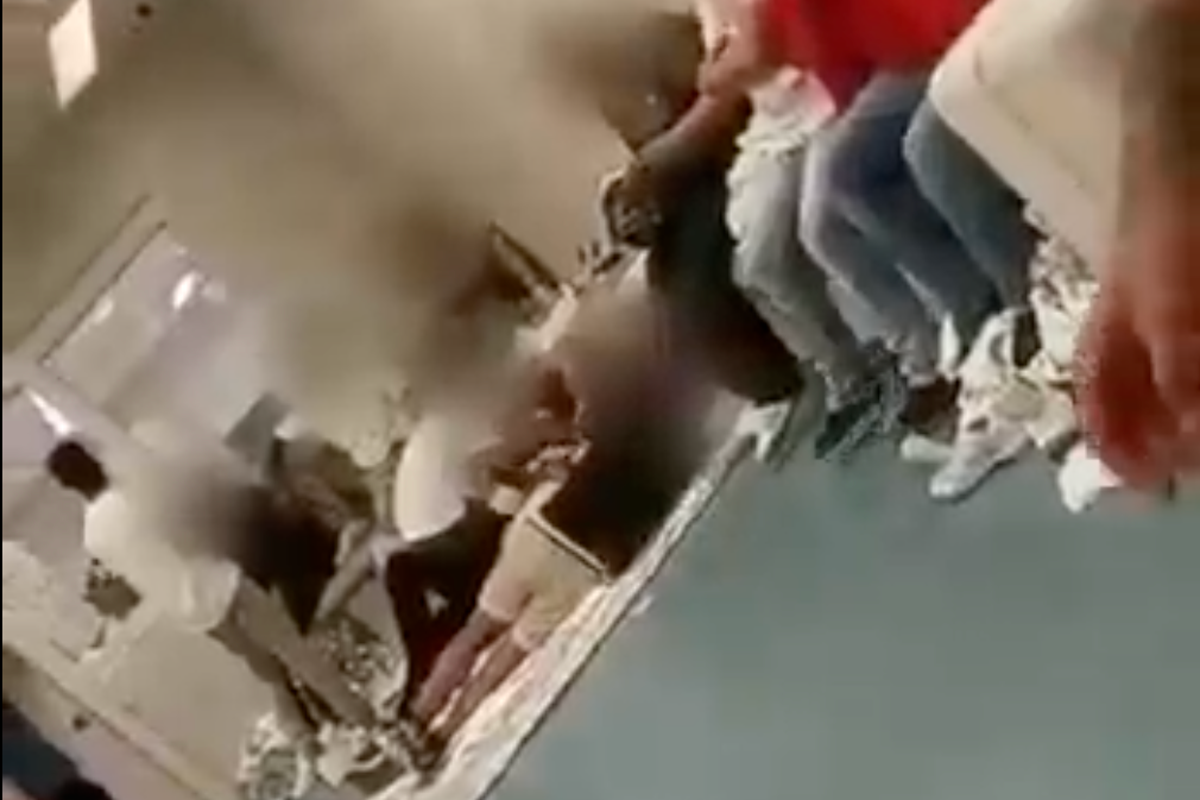 Brutal video reveals makeshift ICE detention facility in Manhattan where immigrants sleep on floors next to toilets