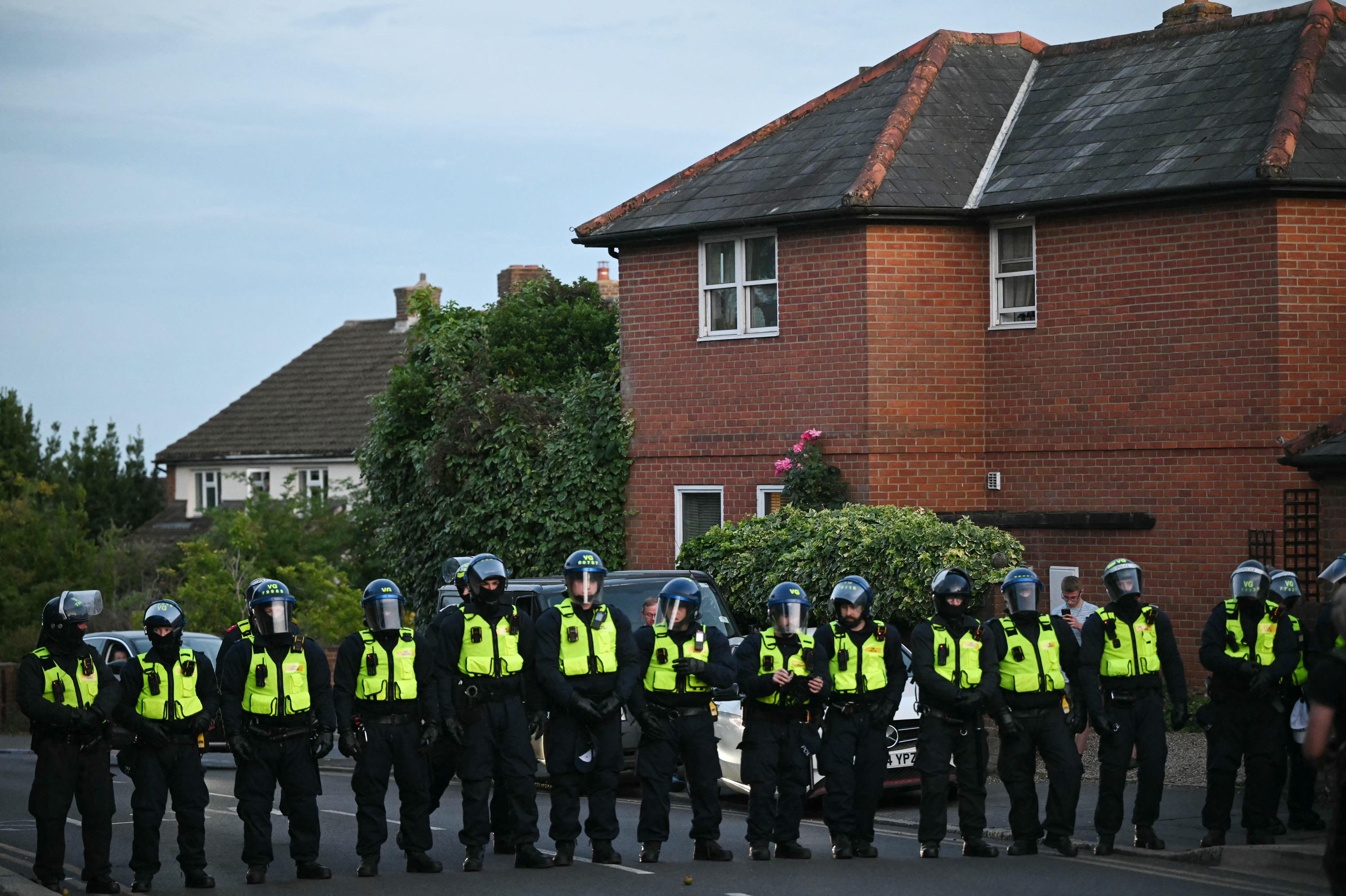 Local MP Neil Hudson called the violence 'unacceptable'