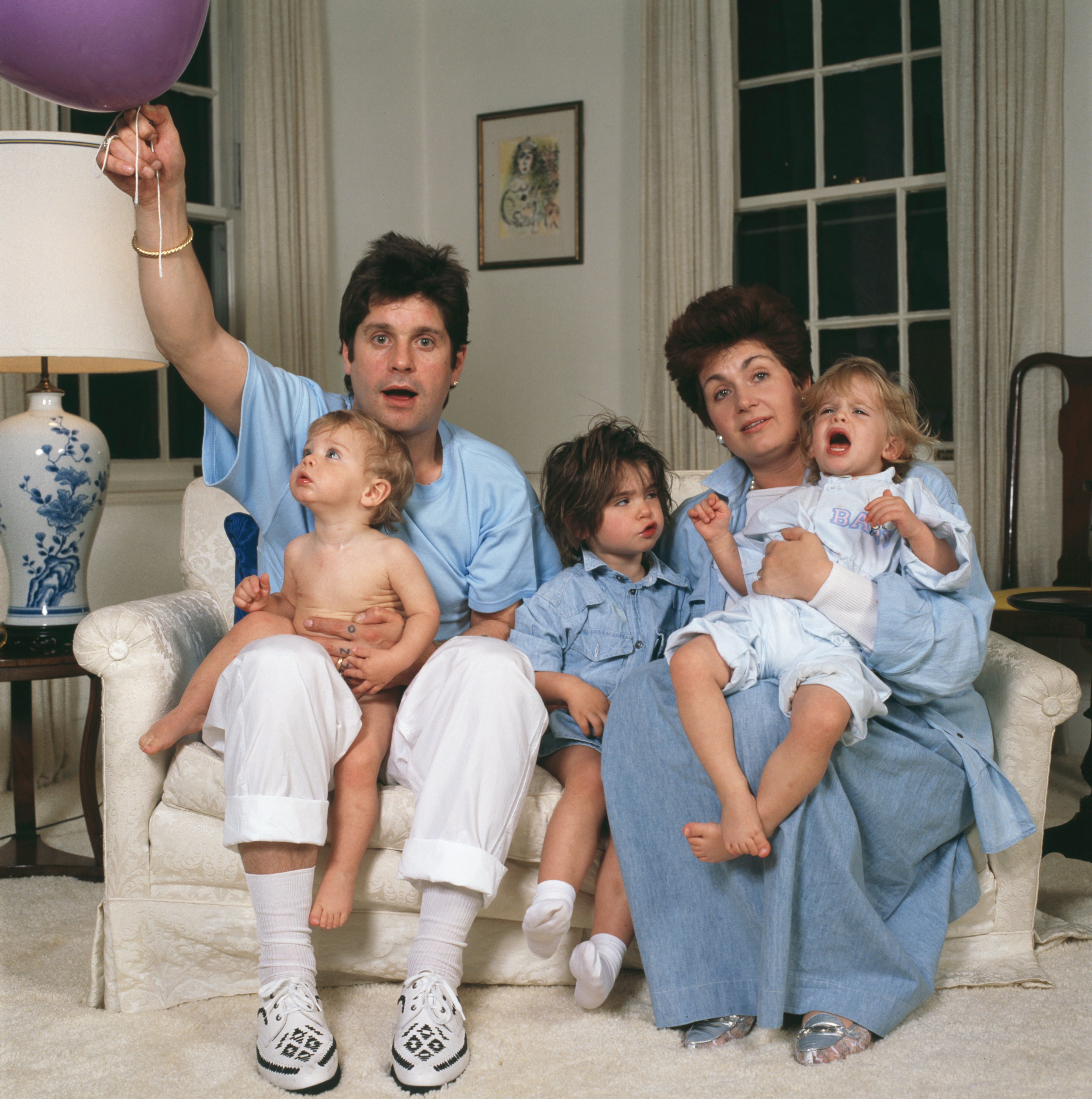 The family pictured in 1987