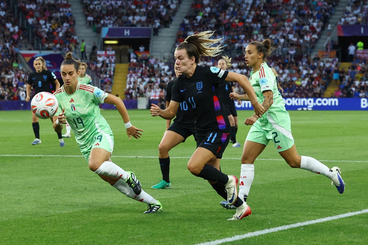 England v Italy live: Lionesses seek quick start in crucial Euro 2025 semi-final
