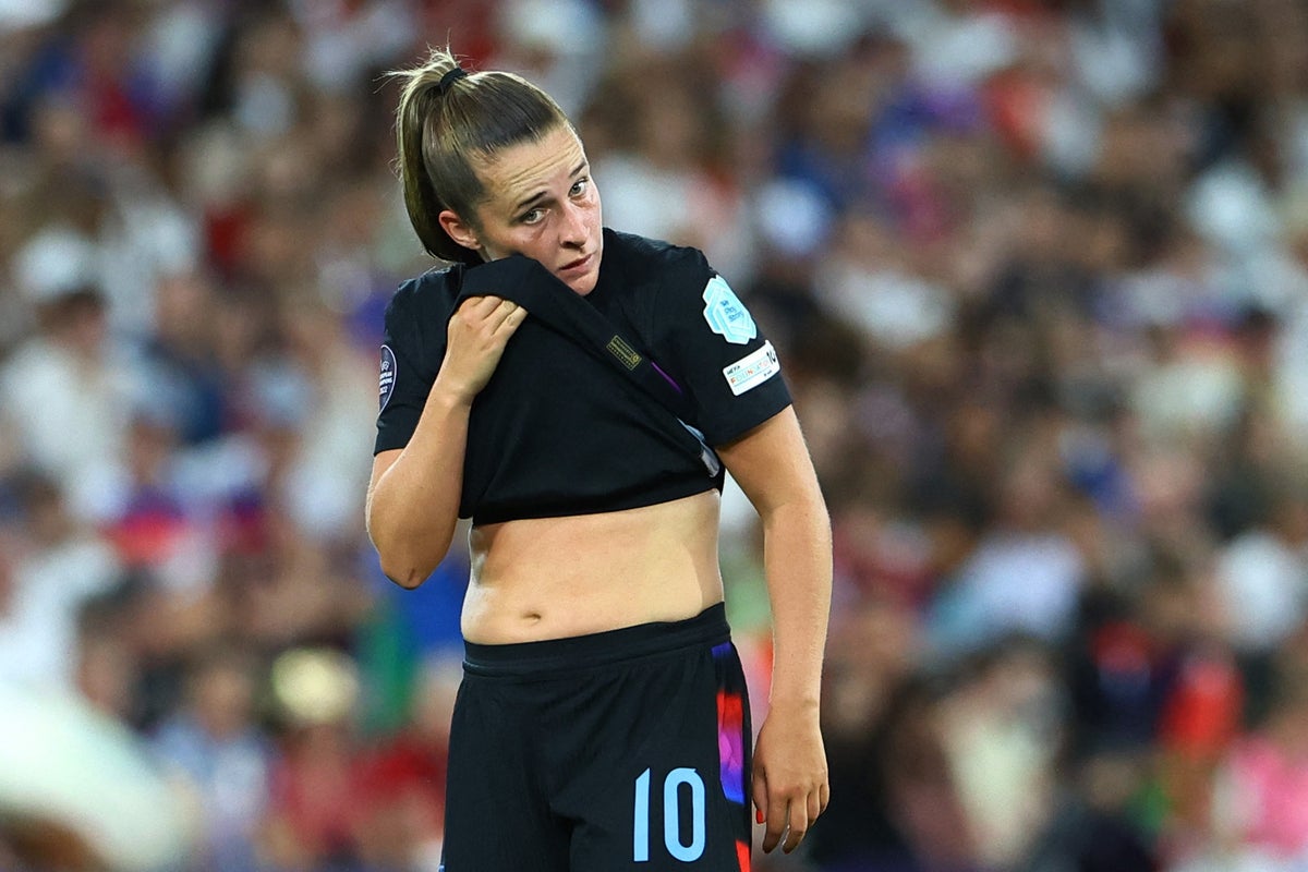England v Italy live: Lionesses trail in Euro 2025 semi-final after frustrating half of near misses