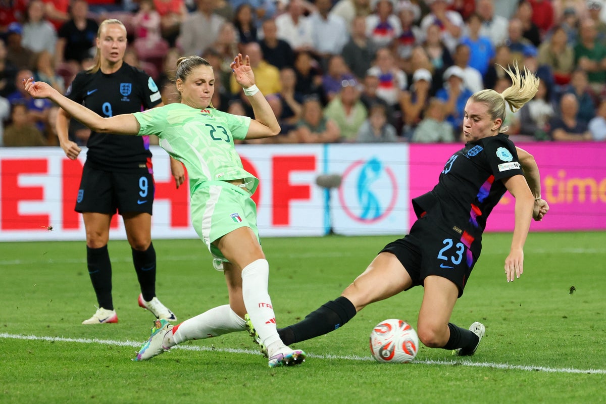 England v Italy live: Michelle Agyemang saves Lionesses with last-gasp equaliser in Euro 2025 semi-final