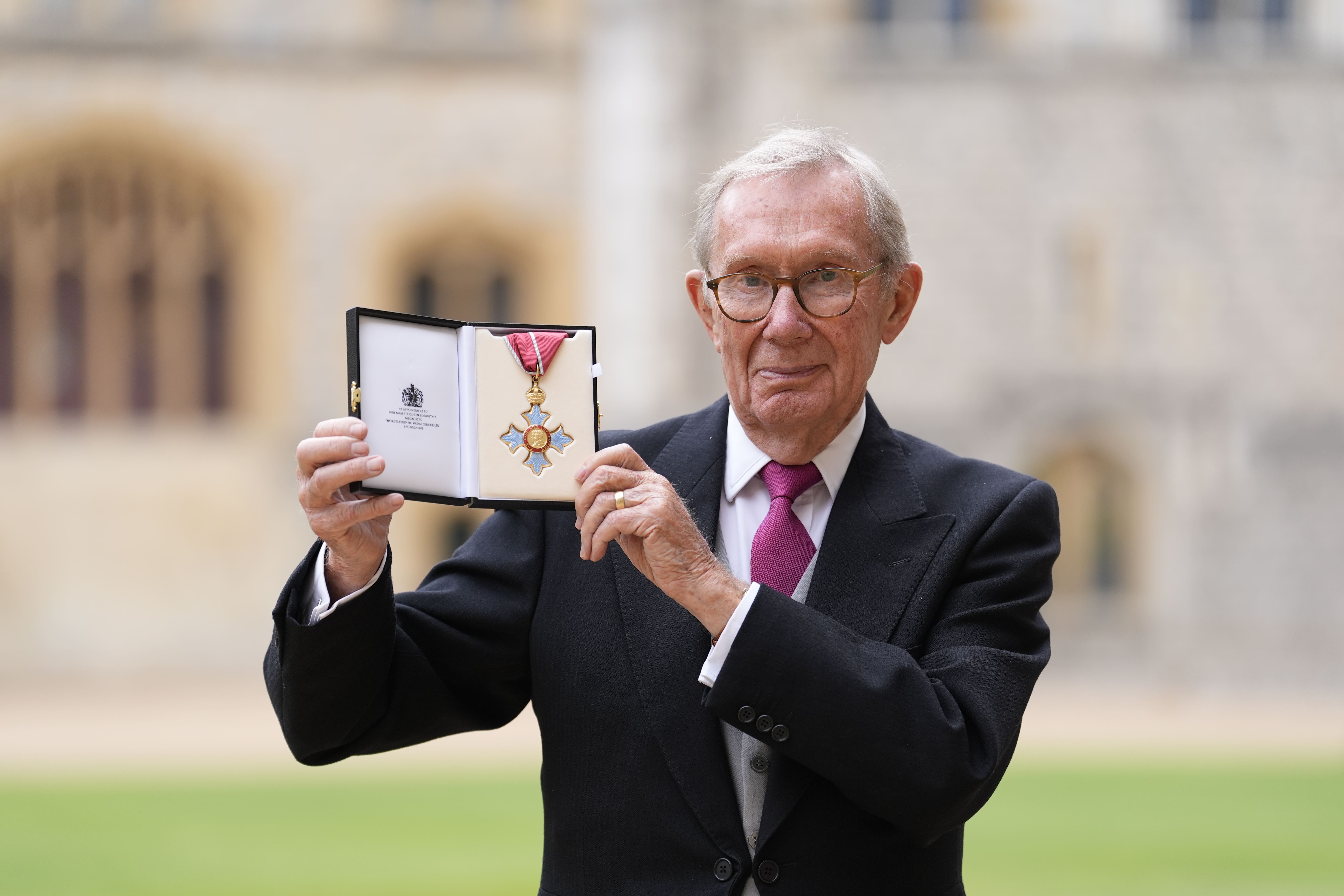 Peter Taylor after being made a CBE (Andrew Matthews/PA)