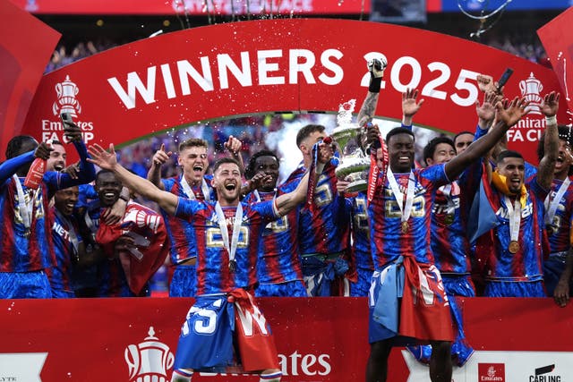 <p>Crystal Palace qualified for the Europa League by winning last season’s FA Cup but have been demoted to the Conference League</p>