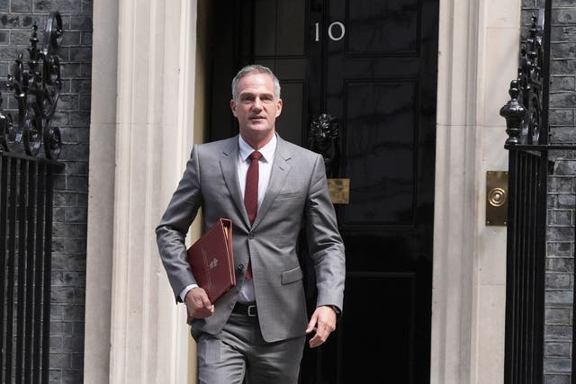Science, Innovation and Technology Secretary Peter Kyle leaves Downing Street, London, following a Cabinet meeting (Stefan Rousseau/PA)