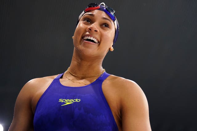 Eva Okaro is happy to be a trailblazer as she heads for the World Aquatics Championships in Singapore (Zac Goodwin/PA)