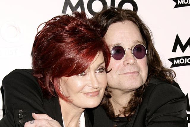 <p>Sharon and Ozzy Osbourne</p>