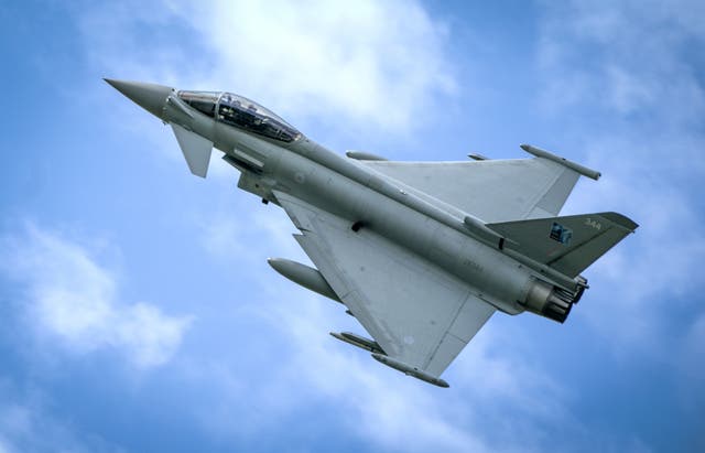 <p>The RAF’s own fleet of Typhoons is being upgraded over the next 15 years</p>