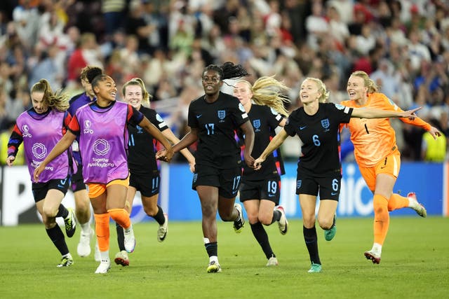 England have reached their third straight major tournament final (Nick Potts/PA)