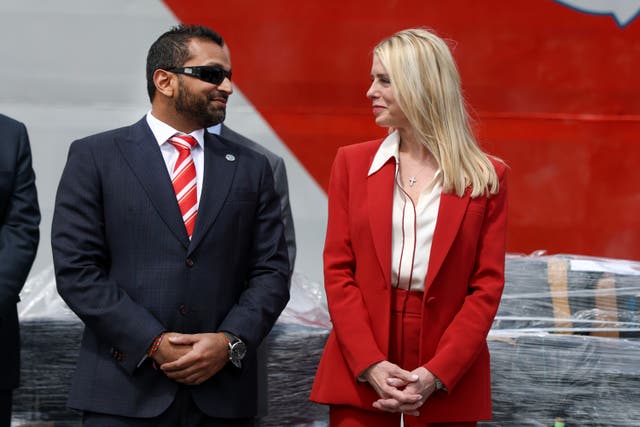 <p>FBI Director Kash Patel (left) and Attorney General Pam Bondi (right) will soon be traveling in style as the FBI is asking for help finding them a new jet.</p>