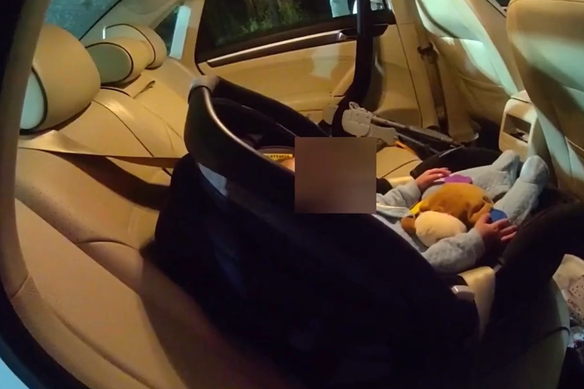 Baby rescued from car with engine running after parents left the infant to go drinking in Florida bar