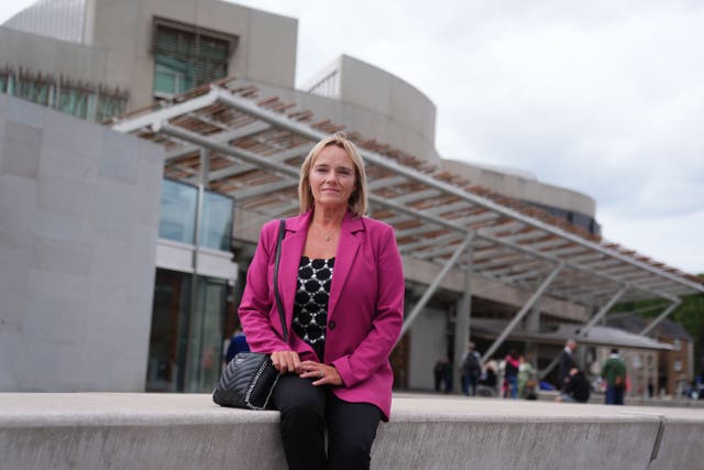 Nurse Sandie Peggie is bringing a claim against NHS Fife over alleged harassment and discrimination (Andrew Milligan/PA Wire)