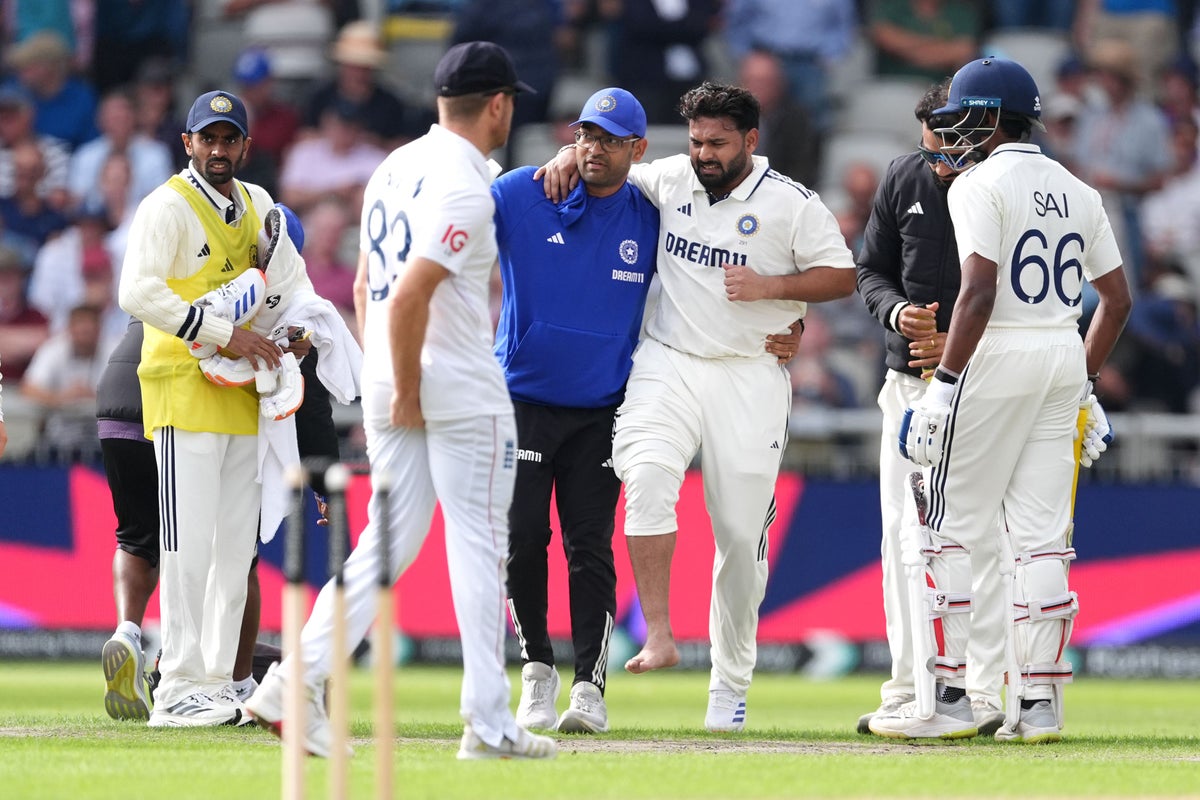 India Awaits Scan Results After Rishabh Pant Foot Injury vs England