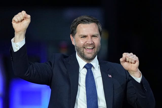 <p>Vice-president JD Vance, who has picked the Cotswolds for a summer holiday</p>