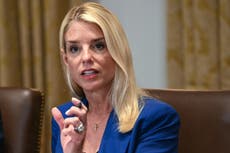 Trump’s under-fire AG Pam Bondi skips human trafficking summit over medical issue