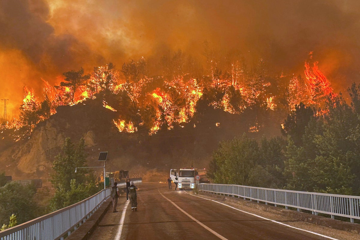 Turkey mourns 5 volunteer firefighters killed battling wildfires