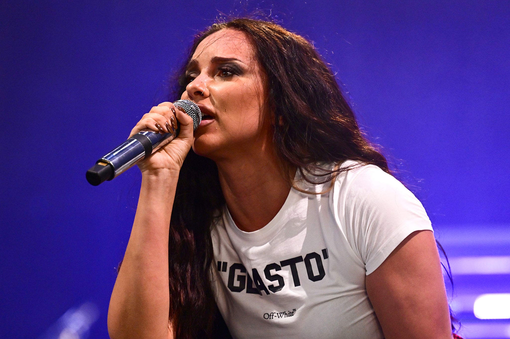JADE during her debut solo performance at Glastonbury 2025