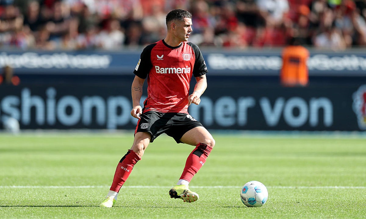 Leverkusen manager Erik ten Hag hits back at Granit Xhaka's agent ...