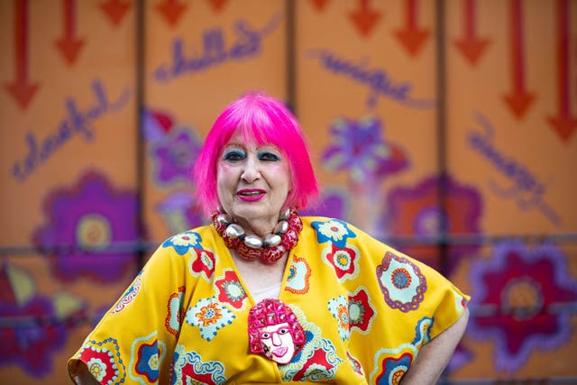 Dame Zandra Rhodes on why she has started designing swimwear (David Parry/PA)