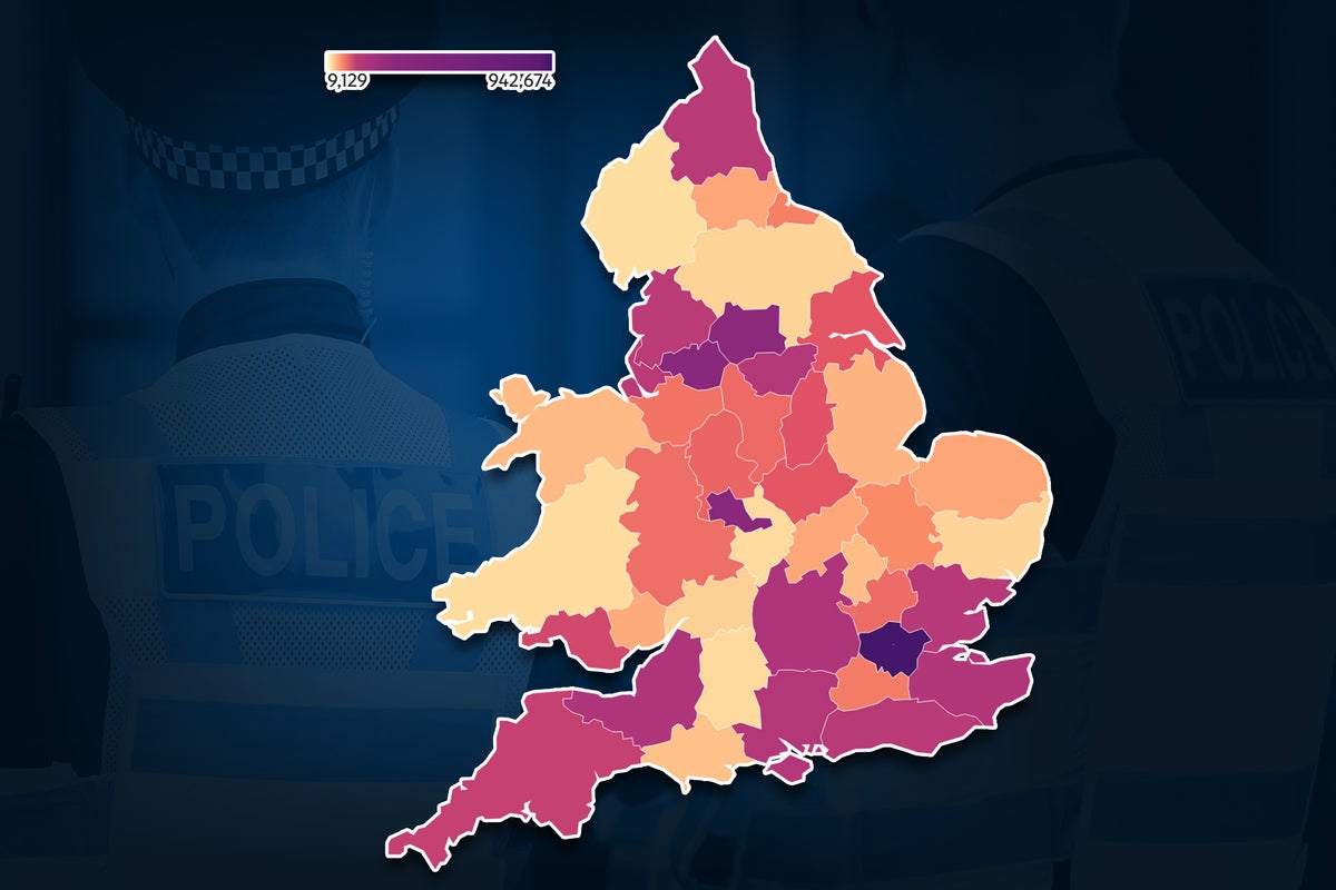 Mapped: The areas of the UK with the highest levels of crime revealed