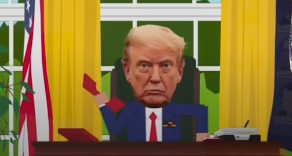 Donald Trump depicted in the White House in ‘South Park’