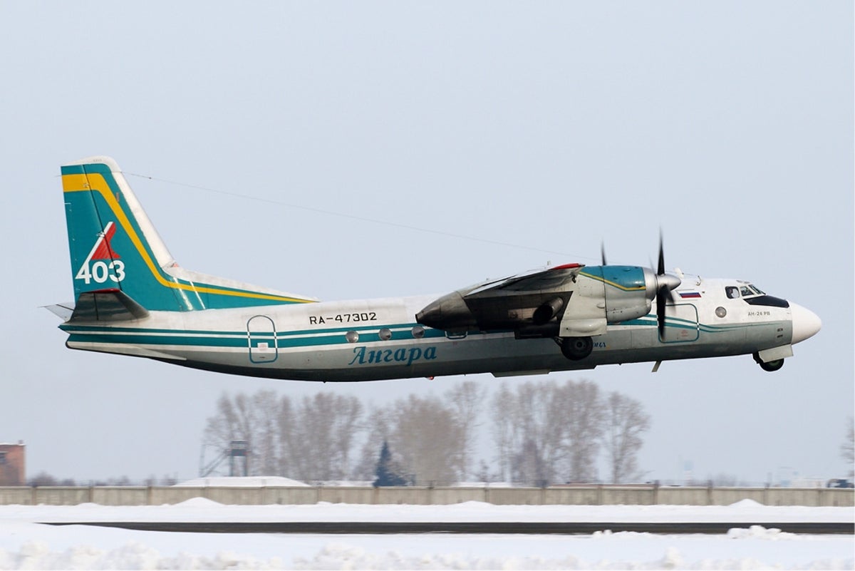 Wreckage of missing passenger plane with nearly 50 people on board found on Russian slope