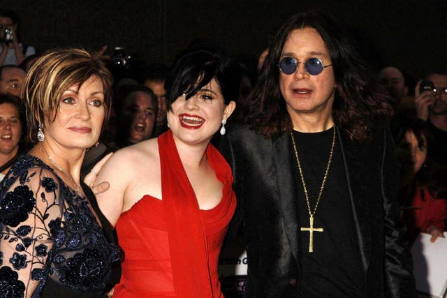 <p>File photo dated 10/10/05 of Sharon (left), Kelly (centre) and Ozzy Osbourne (Yui Mok/PA)</p>