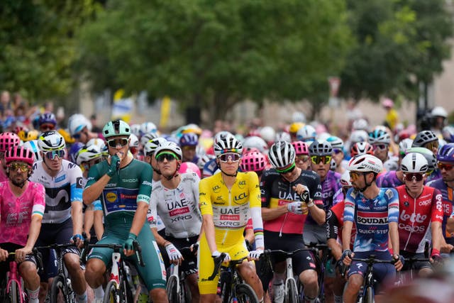 <p>Friday’s Tour de France route has been abridged to avoid the site of a cattle cull (Mosa’ab Elshamy/AP)</p>