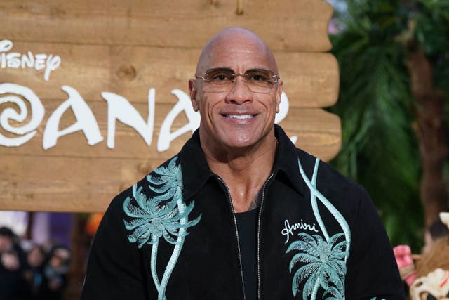 Dwayne Johnson has paid tribute to Hulk Hogan (Lucy North/PA)