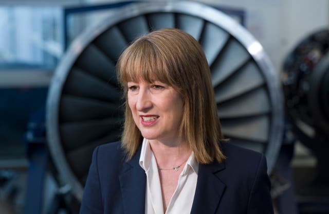 <p>Chancellor Rachel Reeves  during a visit to Rolls-Royce in Inchinnan, Renfrewshire</p>
