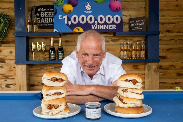 Ally Gilmour won £1 million on the National Lottery (Anthony Devlin/PA)