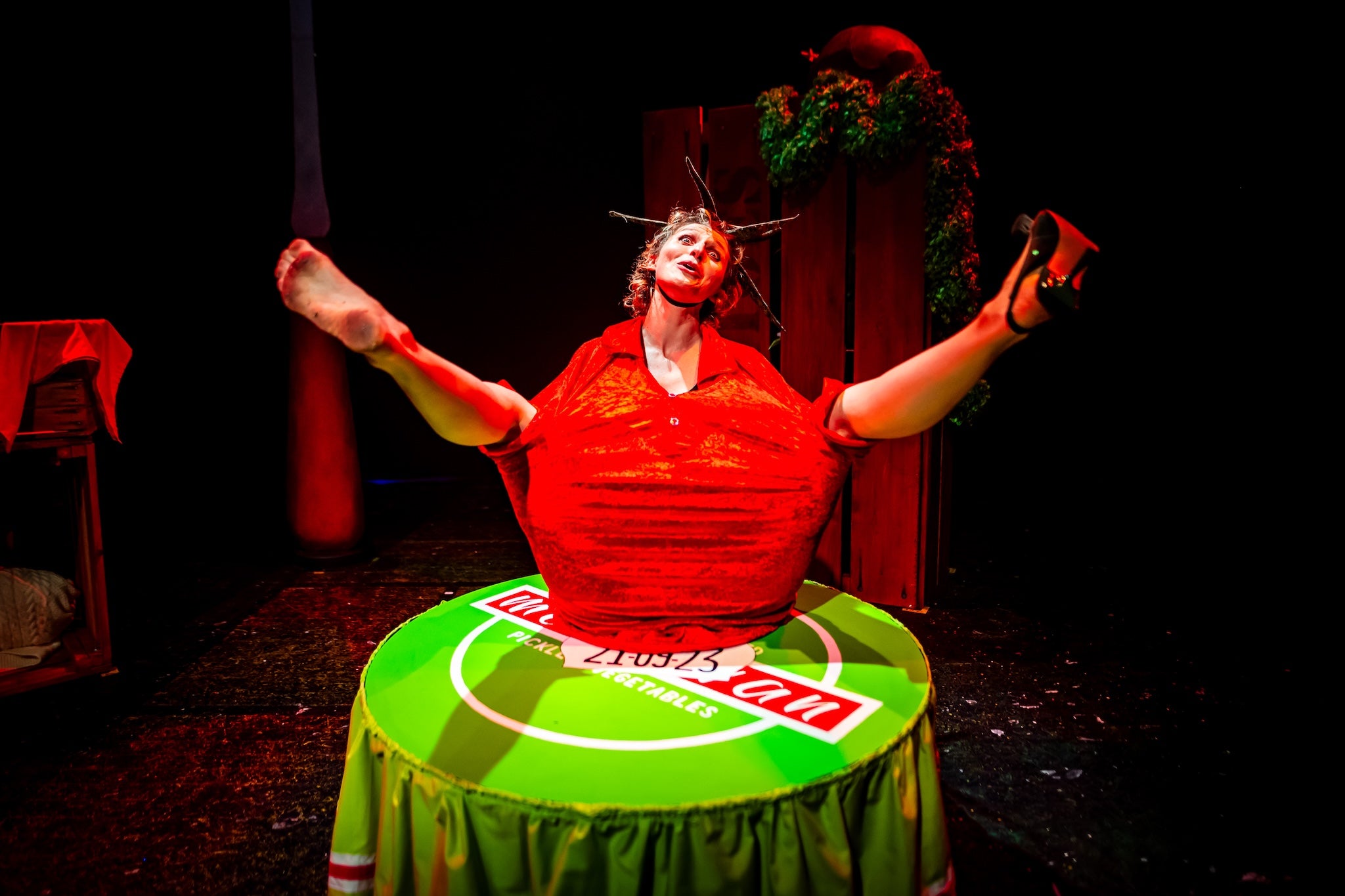 David Lynch lovers will appreciate the existentialism of this play in which a woman dresses as a pickle