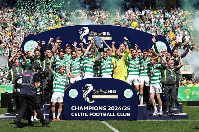<p>Celtic won a 54th Scottish title last season</p>