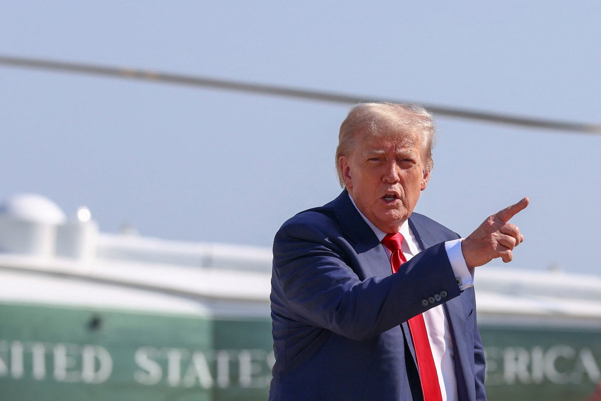 ‘I never went to that island,” Trump says of Epstein’s underage getaway and tells reporters to talk about Bill Clinton