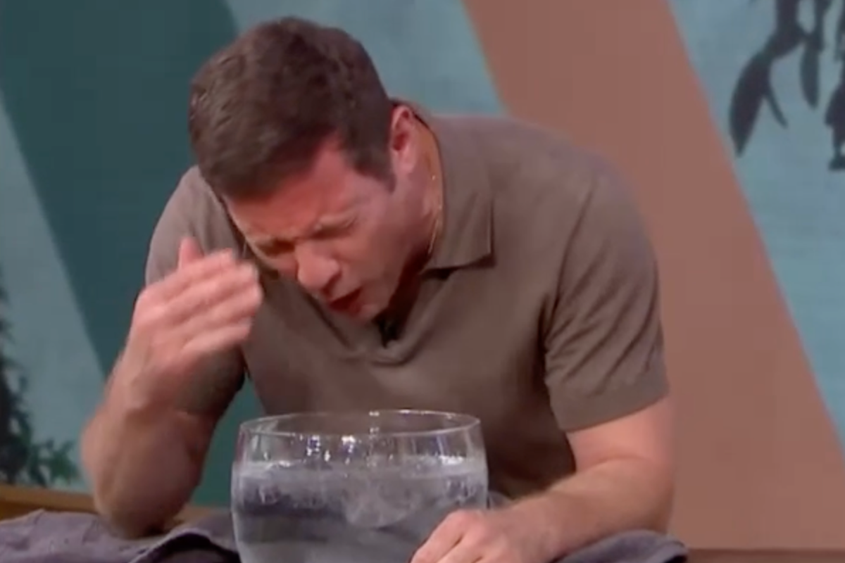 Dermot O’Leary suffers injury live on air in celebrity wellness ritual mishap