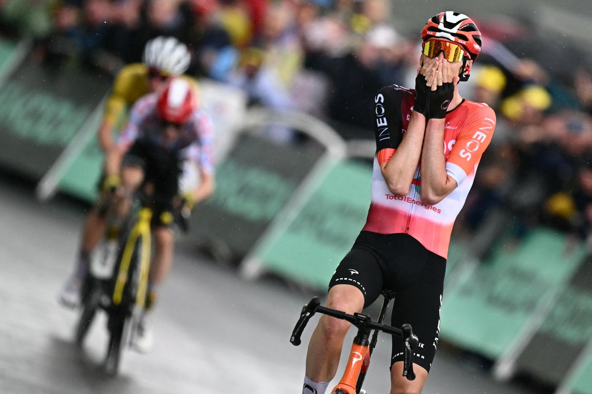 Thymen Arensman holds off Tadej Pogacar and Jonas Vingegaard onslaught to win shortened stage 19