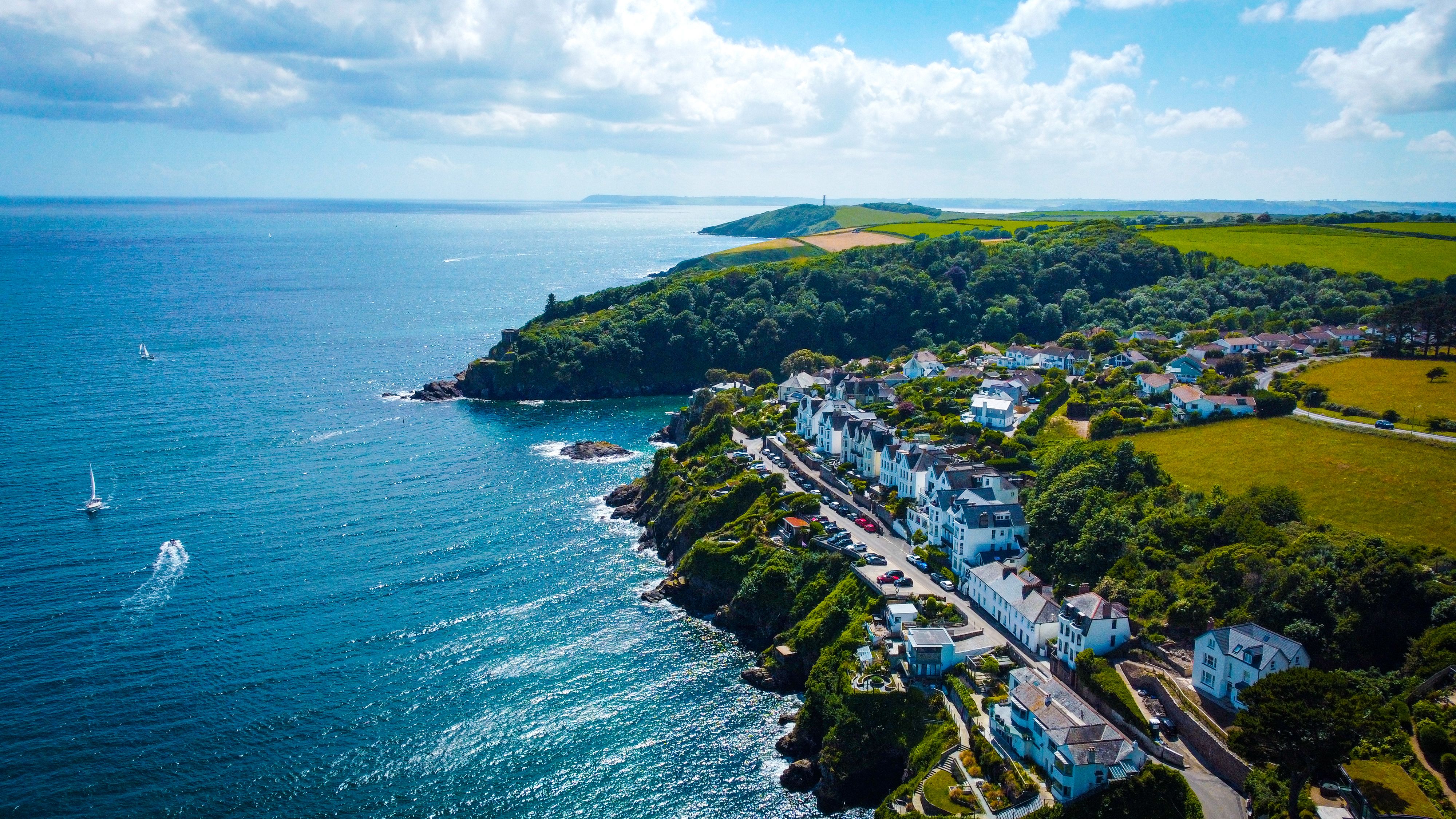 The minister was staying in Falmouth, a popular Cornish town