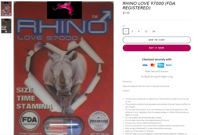 <p>The couple sold sexual enhancement products online via their company Love Potion, Inc., claiming them to be made from natural ingredients</p>