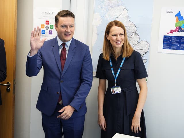 <p>Health Secretary Wes Streeting during a visit to NHS National Operations Centre in London to see how they manage industrial action</p>