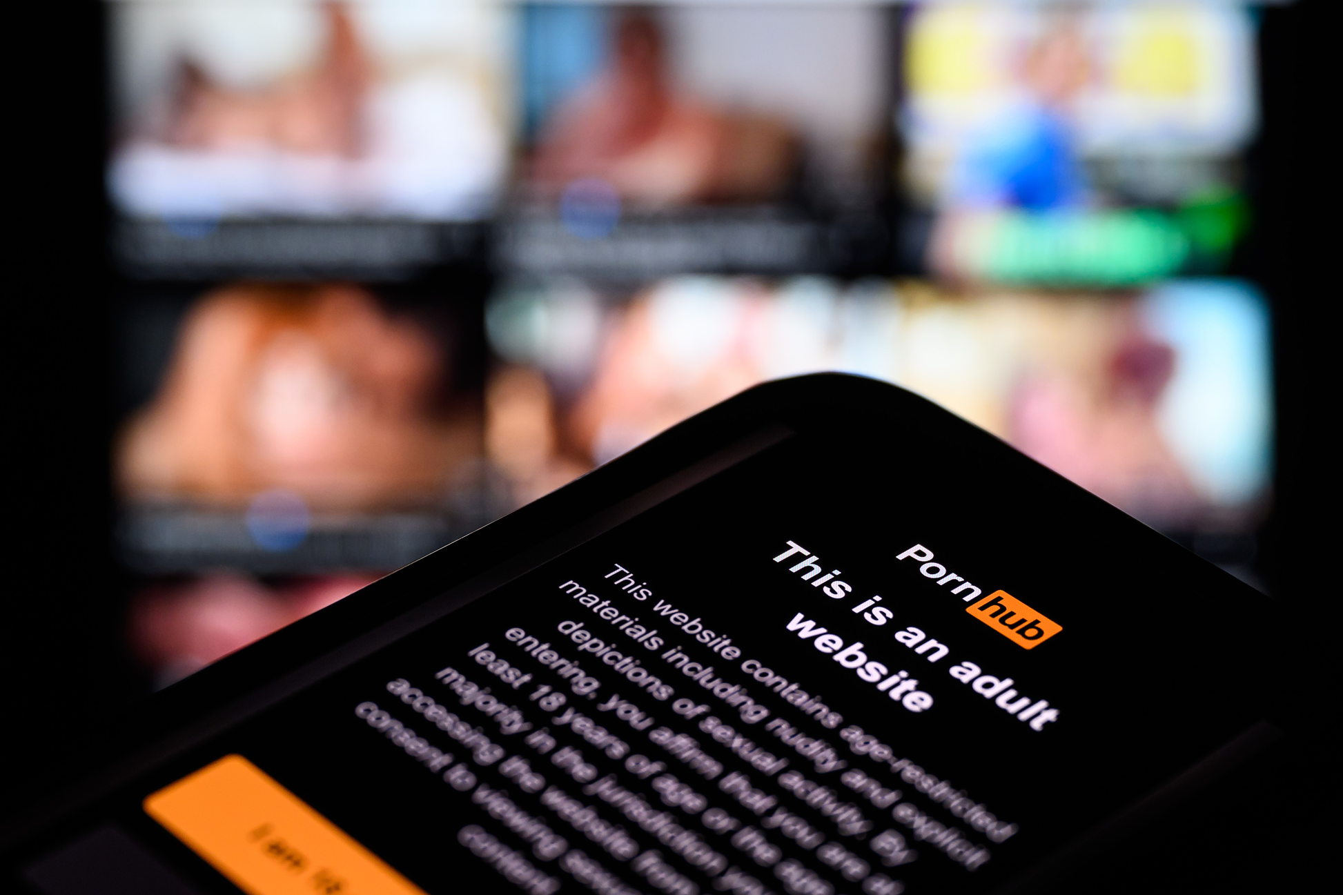 Previously adult websites could be accessed with a simple tick box